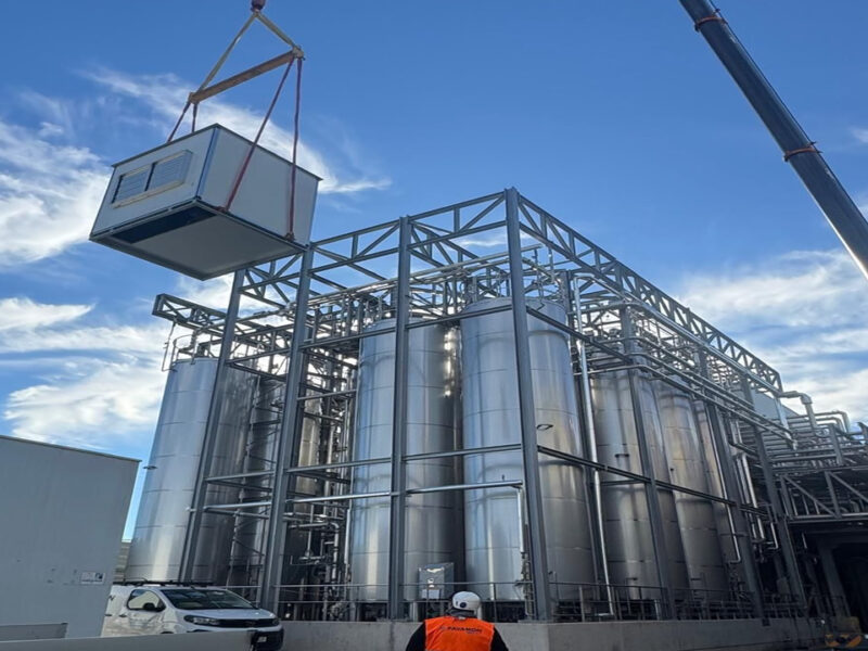 Instalación de UTA en industria química. Alzira (Valencia)